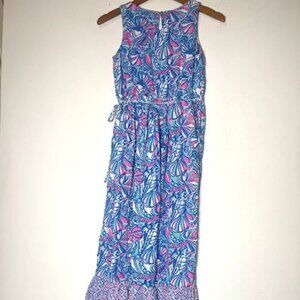 Lilly Pulitzer for Target Blue and Pink Kids Casual Dress